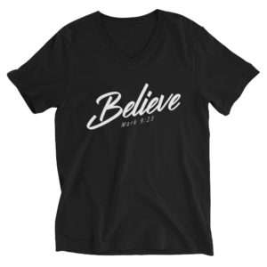 Unisex Short Sleeve V-Neck T-Shirt